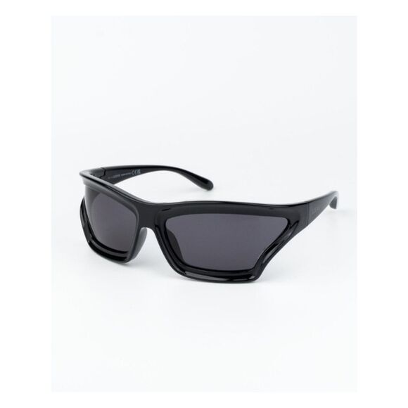 Loewe x PAULA\'S IBIZA Women Sunglasses Black Smoke Wraparound LW40143U 01A main image 8